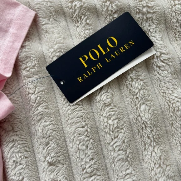 Pink Ralph Lauren Bear Tee (kids size) - Picture 4 of 4